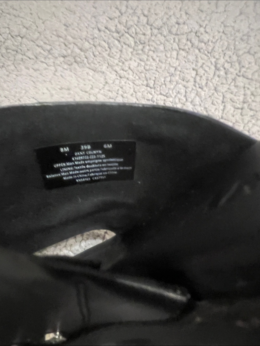 DKNY Black Slip-On Flat Sandals - Picture 6 of 6
